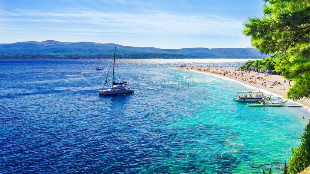 Der 4. Tag: Split - Brac (Lucice Bay)
