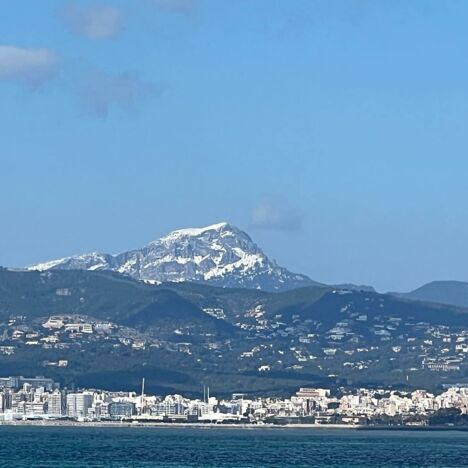 Snow in the Tramontana
