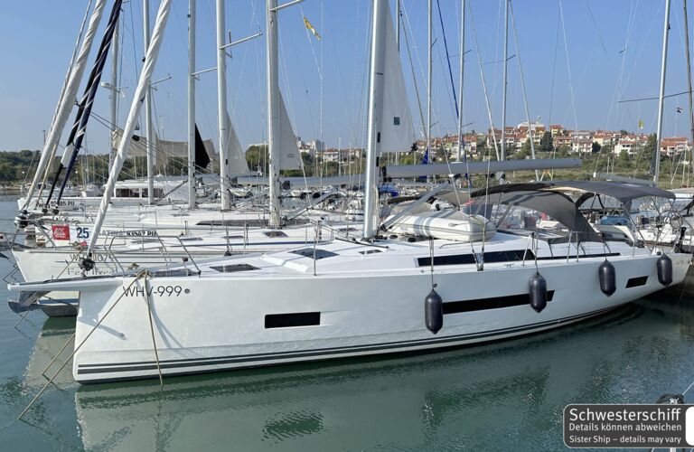 Bug Aussenaufnahme einer Hanse 460 in Can Pastilla auf Mallorca