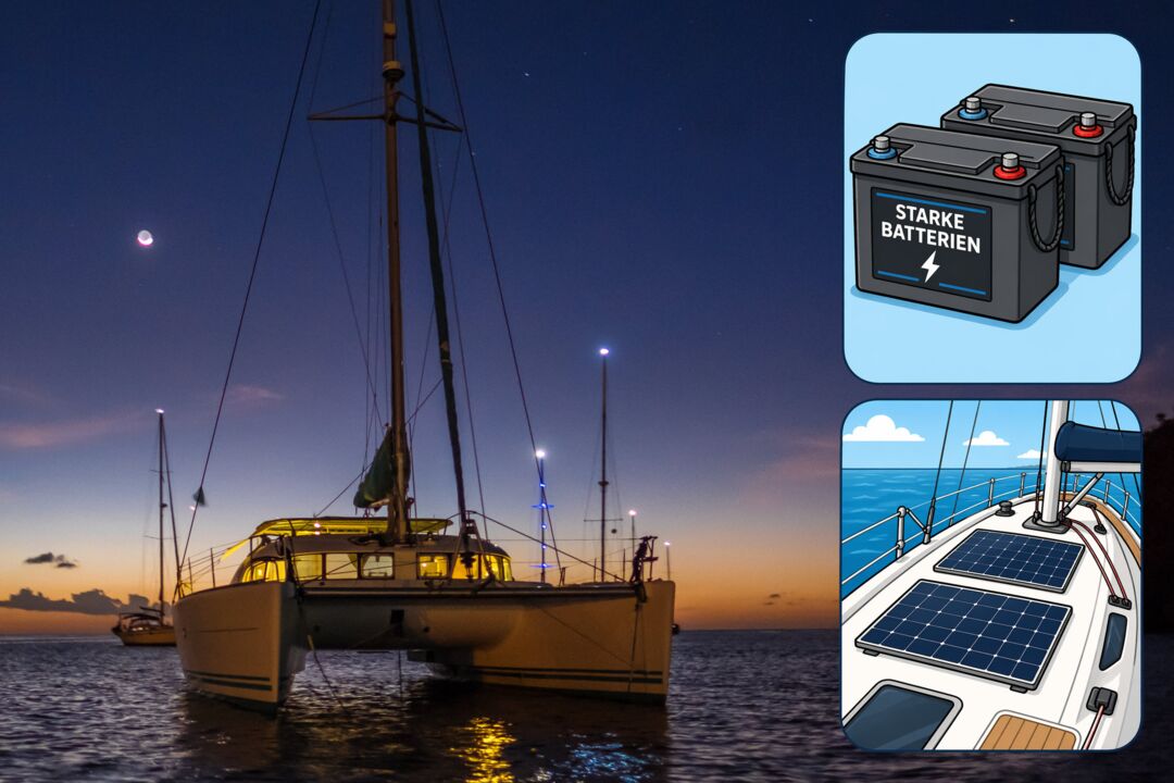 Mehr Freiheit an Bord - BOS-Energiesystem auf über 40 unserer Yachten in Kroatien