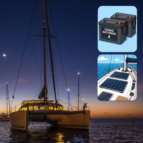 Mehr Freiheit an Bord - BOS-Energiesystem auf über 40 unserer Yachten in Kroatien